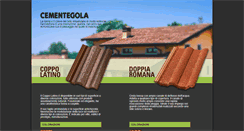 Desktop Screenshot of cementegola.it