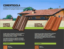 Tablet Screenshot of cementegola.it